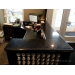Granite Oak  Reception Desk Suite + 9' Credenza